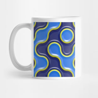 3D Pattern Curve Design Mug